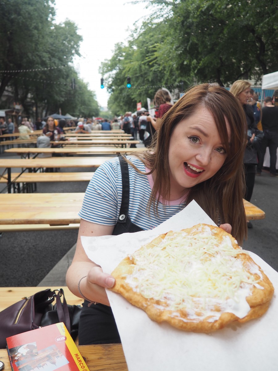 lady with langos vegetarian restaurants in budapest