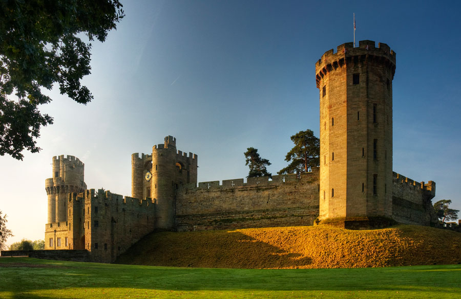 warwick castle, one of the many castles to visit near london, england